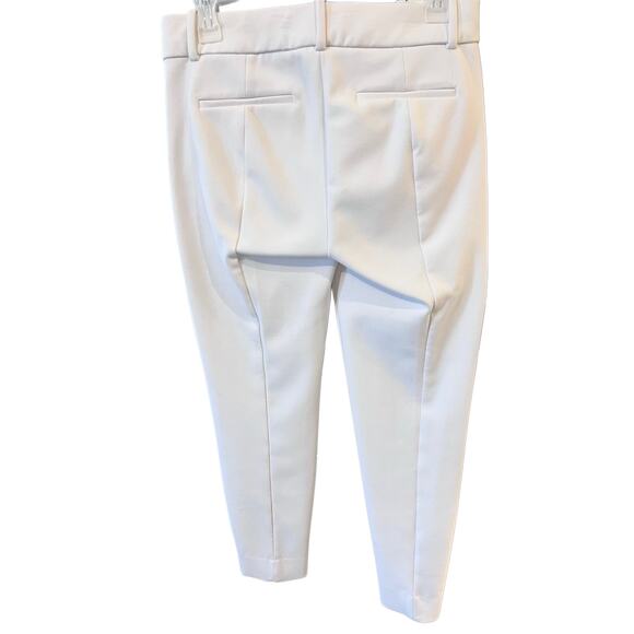 J.Crew Cameron Crop Ankle Pants White Women's |Size 4 - Picture 2 of 8